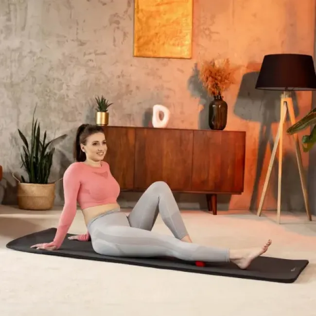 Коврик для йоги Hop-Sport HS-NB016GM NBR 1,5см черный