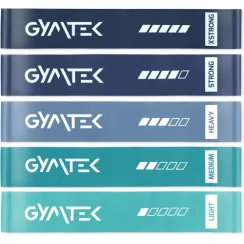 Набор резинок для фитнеса Gymtek 0,5-30кг синий