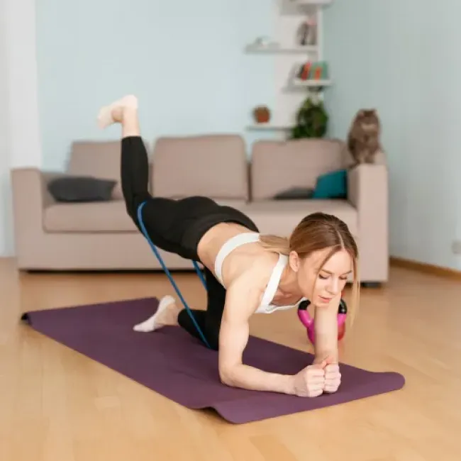 Набор резинок для фитнеса Gymtek 0,5-30кг синий