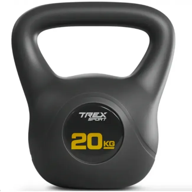 Гиря виниловая 20кг Trex Sport TX-020CKB черный Гиря виниловая 20кг Trex Sport TX-020CKB черный