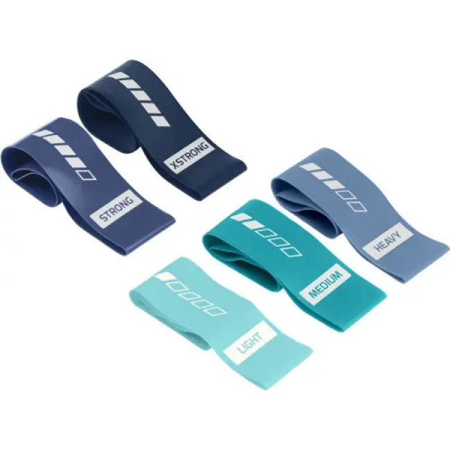 Набор резинок для фитнеса Gymtek 0,5-30кг синий