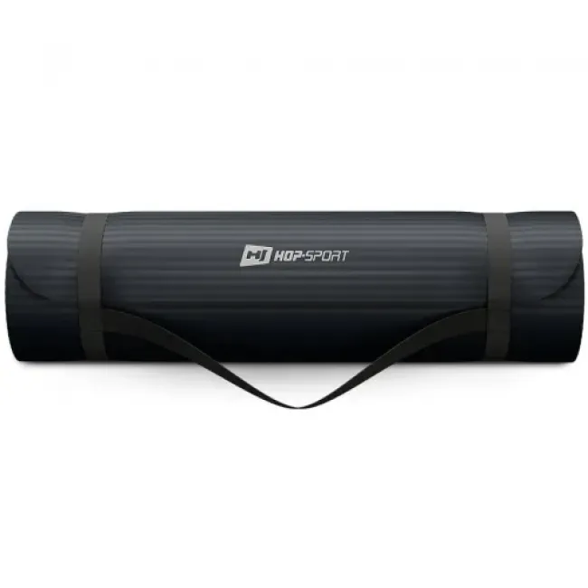 Коврик для йоги Hop-Sport HS-NB016GM NBR 1,5см черный