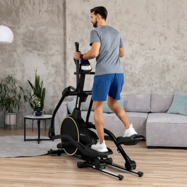 Орбитрек Hop-Sport HS-250CF Jucon черно-золотистый