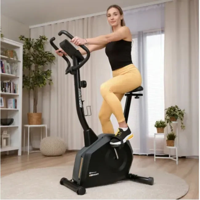 Велотренажер Hop-Sport HS-4000H Grant черно-золотистый
