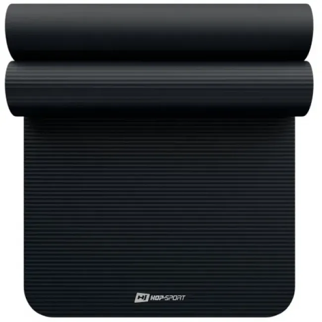 Коврик для йоги Hop-Sport HS-NB016GM NBR 1,5см черный