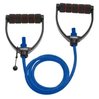 Эспандер трубчатый с ручками 9-12 кг York Light, синий