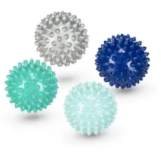 Набор массажных мячей Gymtek 65 мм 4 шт серо-зелено-синий