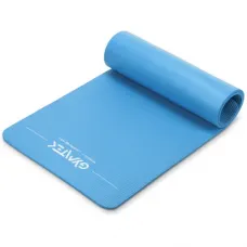 Килимок (мат) для йоги та фітнесу Gymtek NBR 1 см блакитний