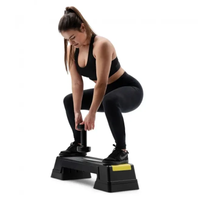 Степ платформа Hop-Sport HS-PP020AS черно-желтая Степ платформа Hop-Sport HS-PP020AS черно-желтая