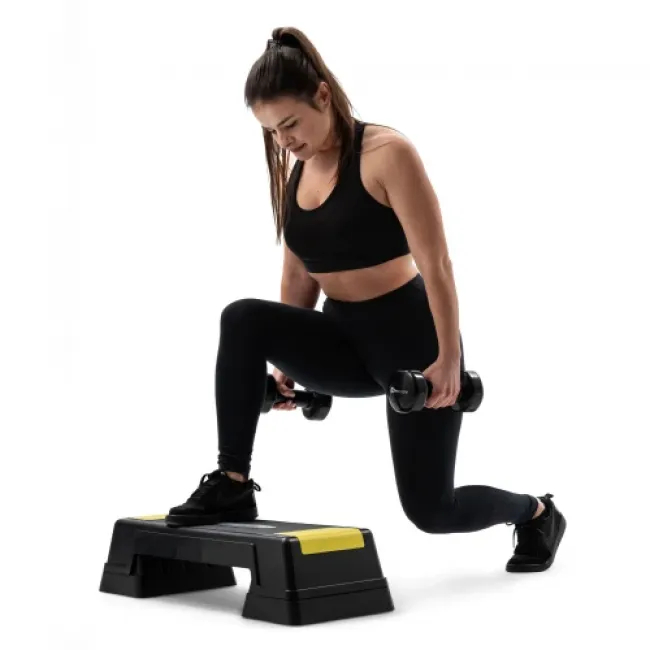 Степ платформа Hop-Sport HS-PP020AS черно-желтая Степ платформа Hop-Sport HS-PP020AS черно-желтая