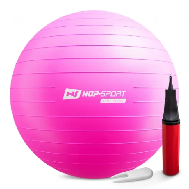 Фитбол Hop-Sport 75см маджента + насос Фитбол Hop-Sport 75см маджента + насос