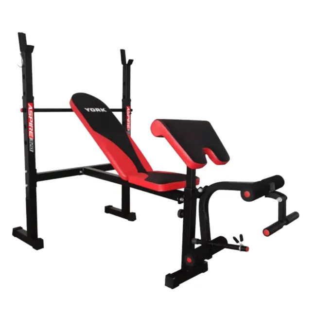 Скамья для жима York Fitness ASPIRE 320 со стойкой для штанги и партой Скотта Скамья для жима York Fitness ASPIRE 320 со стойкой для штанги и партой Скотта