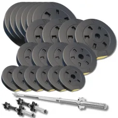 Набор со штангой и гантелями Besport PowerPro 109кг (гриф 167см)