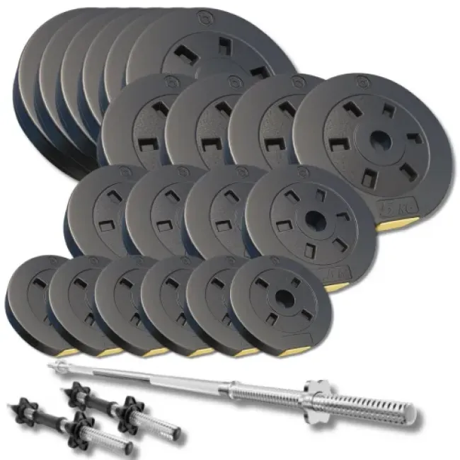 Набор со штангой и гантелями Besport PowerPro 109кг (гриф 167см)