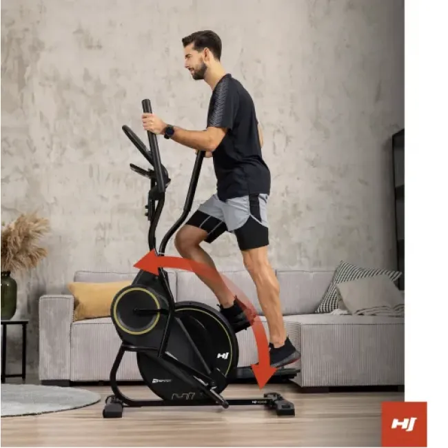 Орбитрек магнитный Hop-Sport HS-450B Dynamic черно-золотистый