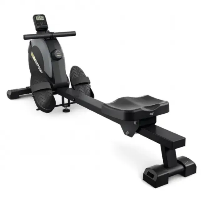 Гребной тренажер Hop-Sport HS-080R Aspen магнитный черно-золотистый