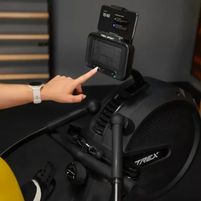 Веслуватий тренажер Trex Sport APRON TX-880RM аеромагнітний чорний