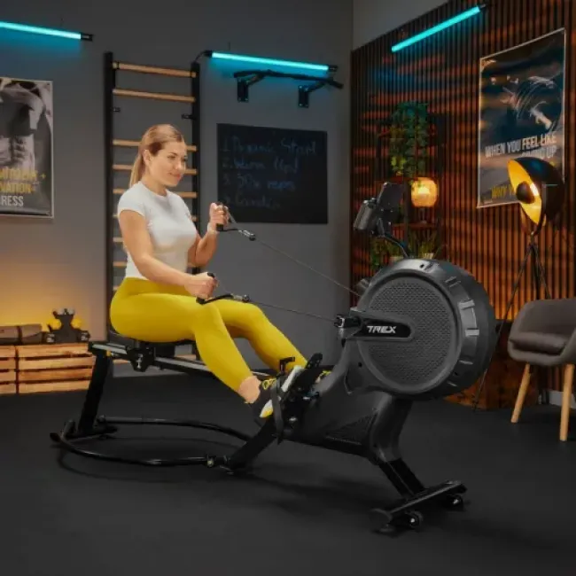 Веслуватий тренажер Trex Sport APRON TX-880RM аеромагнітний чорний