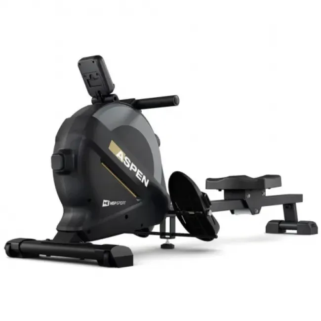 Гребной тренажер Hop-Sport HS-080R Aspen магнитный черно-золотистый Гребной тренажер Hop-Sport HS-080R Aspen магнитный черно-золотистый