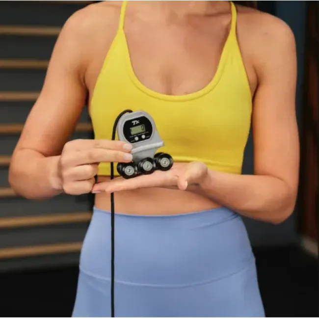 Хулахуп Trex Sport TX-020CHH массажный с утяжелителем и счетчиком черный