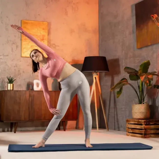 Коврик для йоги Hop-Sport HS-NB016GM NBR 1,5см темный морской