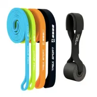 Набор резинок для подтягивания и спорта Trex Sport TX-004PB Power Band 4в1 2-41кг