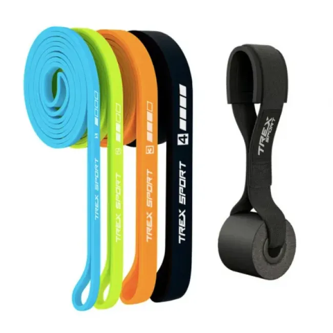 Набор резинок для фитнеса Trex Sport TX-004PB Power Band 4в1 2-41кг