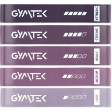 Набор резинок для фитнеса Gymtek 0,5-30кг фиолетовый