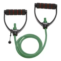 Эспандер трубчатый с ручками 13-16 кг York Medium, зеленый