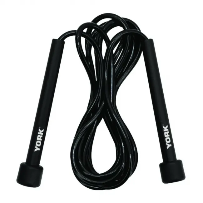 Скакалка York Fitness PVC с пластиковыми ручками Скакалка York Fitness PVC с пластиковыми ручками