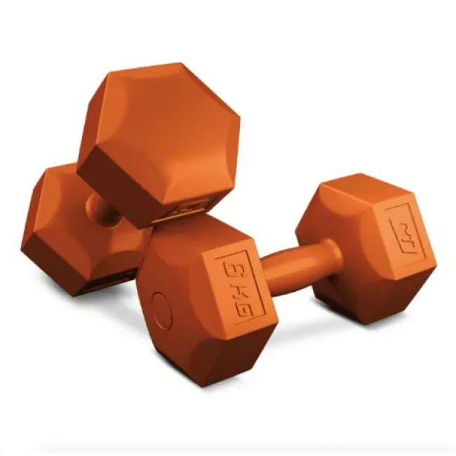 Гантели для фитнеса композитные Hop-Sport HS-C060DS 2х6 кг оранжевый