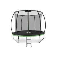 Батут Outtec Premium 10ft (312cm) чорно-зелений з внутрішньою сіткою