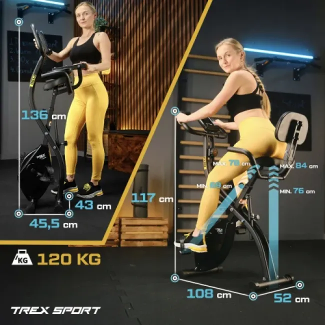 Велотренажер Trex Sport TX-360XB PYRO магнітний чорний