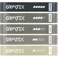 Набор резинок для фитнеса Gymtek 0,5-30кг серый