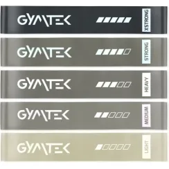 Набор резинок для фитнеса Gymtek 0,5-30кг серый