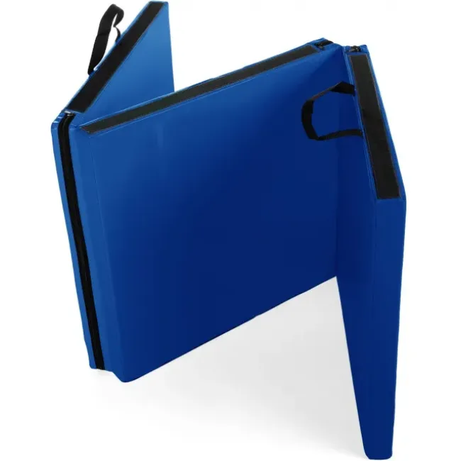 Мат гимнастический жесткий Gymtek 5см темно-синий