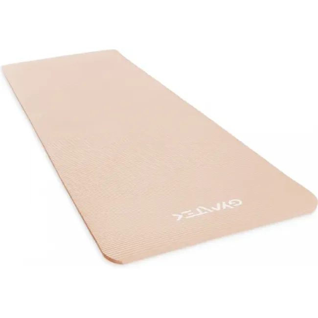 Коврик (мат) для фитнеса и йоги Gymtek NBR 1,5см персиковый
