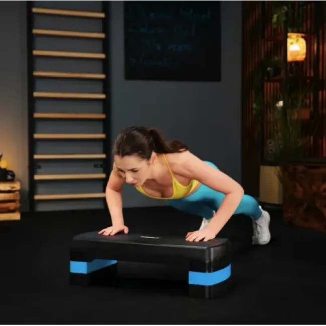 Степь платформа Trex Sport TX-030AS 3 уровня черно-голубой