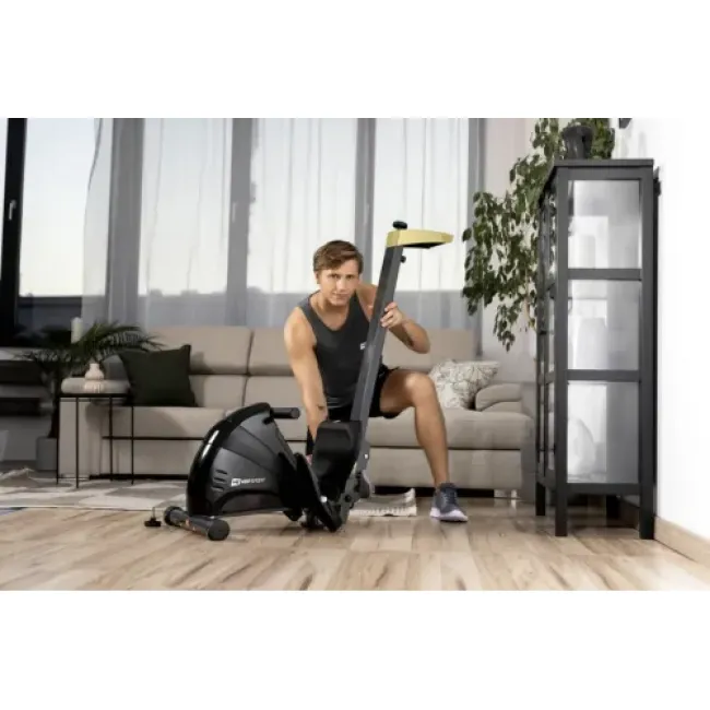 Веслуватий тренажер Hop-Sport HS-030R Boost золотистий