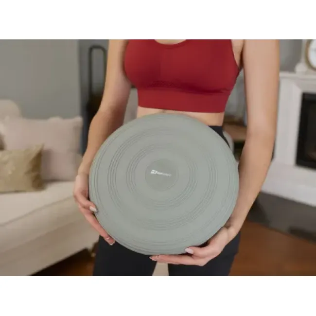 Балансировочная подушка Hop-Sport HS-R034BC серая