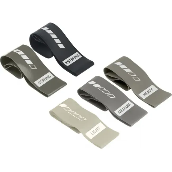 Набор резинок для фитнеса Gymtek 0,5-30кг серый