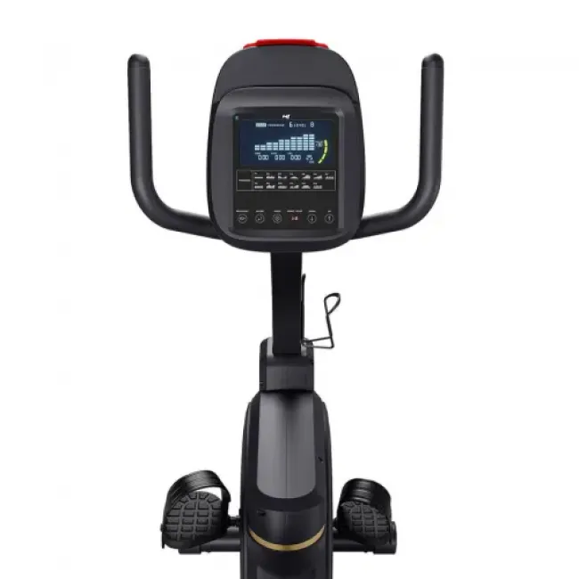 Горизонтальный велотренажер Hop-Sport HS-5000L Ranker черно-золотистый