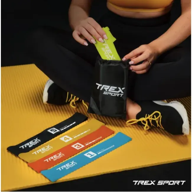 Набор резинок для фитнеса Trex Sport TX-065RBV 1-18кг