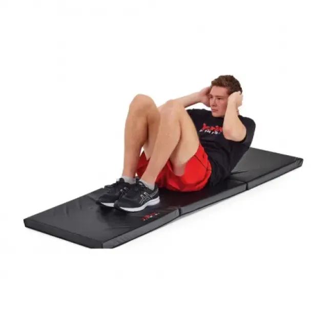 Мат гимнастический жесткий York Fitness 5см черный