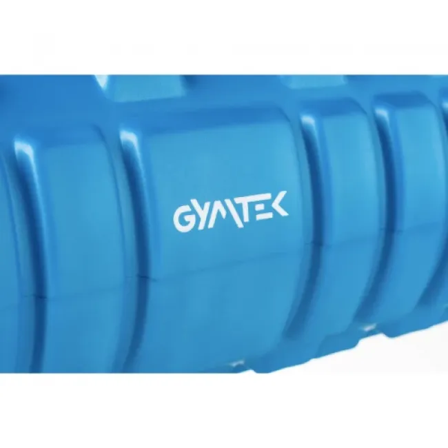 Масажний ролик Gymtek для йоги та фітнесу EVA 33*14 см синій