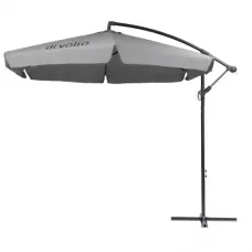 Зонт садовый DiVolio EMPOLI 350см серый+ Основа садового зонта