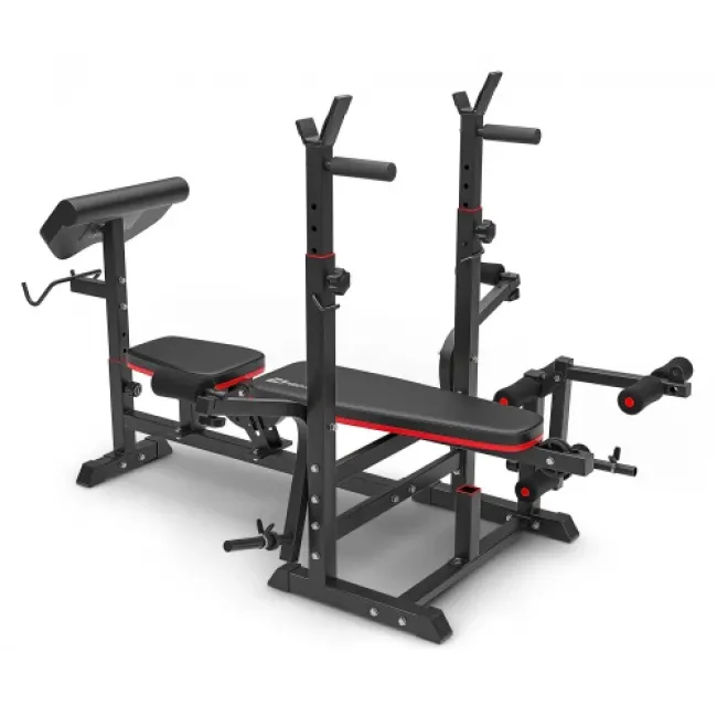 Набор Hop-Sport Premium 69 кг со скамьей HS-1075 Pro и штангой