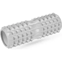 Массажный ролик Gymtek для йоги и фитнеса 33*10,5 см серый