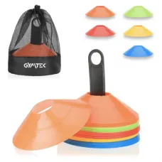 Набор фишек для тренировок Gymtek 18 см*5 см / 50шт разноцветные