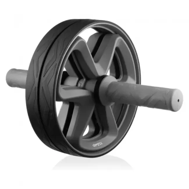 Ролик для пресса двойной Gymtek черный